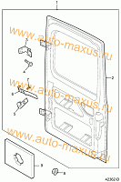 Дверь задняя правая Maxus для LDV Maxus, LD 100